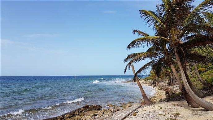 Listing ID: URE0574, Silver Garden Utila, Bay Islands, HN - Ocean Front Lot With Boat Slip At Silver Garden, Photo #