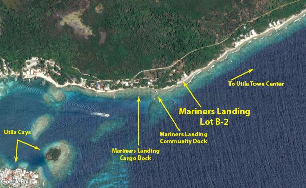 Listing ID: URE0599, Mariners Landing, South Shore Utila, Bay Islands, HN - 0.42 Acre Beachfront At Mariners Landing (Lot #B-2), Photo #