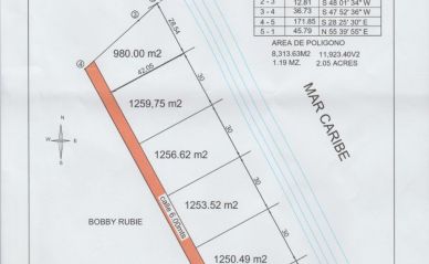 Listing ID: URE0629, Swanish Bay Utila, Bay Islands, HN - Swanish Bay Waterfront Lot 3, Photo #