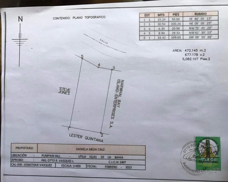 Listing ID: URE0667, Pumpkin Hill Utila, Bay Islands, HN - Pumpkin Hill Lot, Photo #