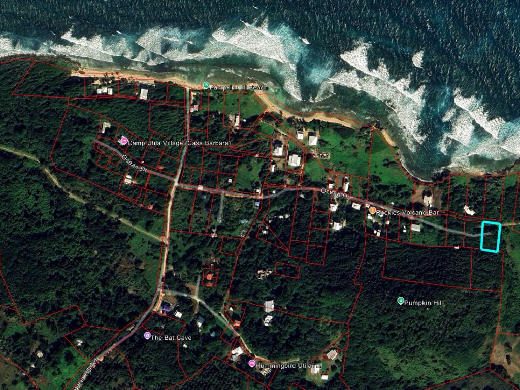 Listing ID: URE0675, Ocean Drive, Pumpkin Hill Utila, Bay Islands, HN - Pumpkin Hill Boulder Lot, Photo #